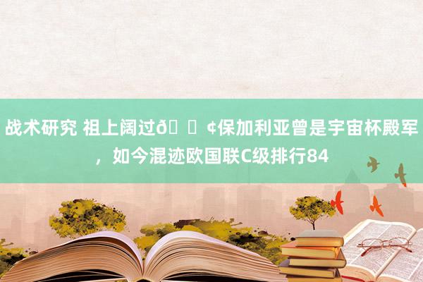 战术研究 祖上阔过😢保加利亚曾是宇宙杯殿军，如今混迹欧国联C级排行84